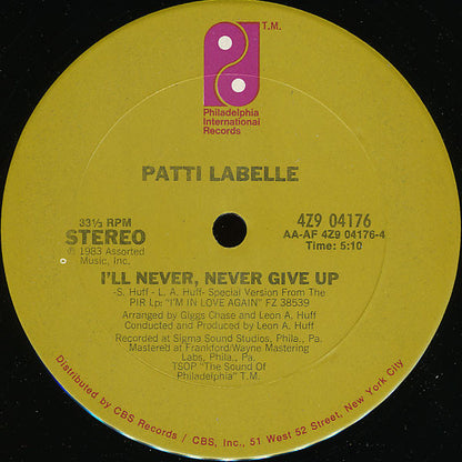 Patti LaBelle : If Only You Knew / I'll Never, Never Give Up (12")