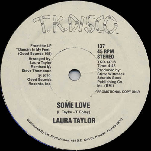 Laura Taylor : All Through Me (12", Promo)