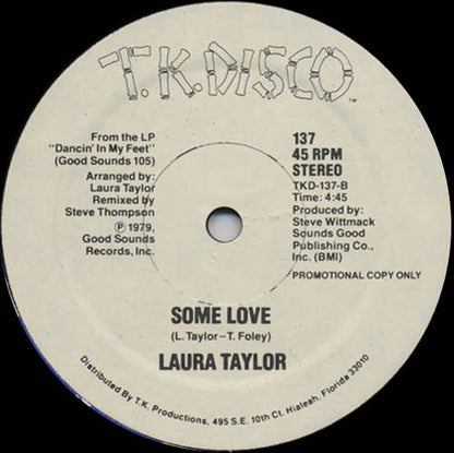 Laura Taylor : All Through Me (12", Promo)