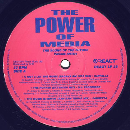 Various : The Power Of Media (2xLP, Comp)