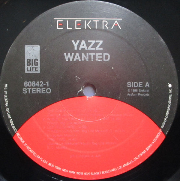 Yazz : Wanted (LP, Album)