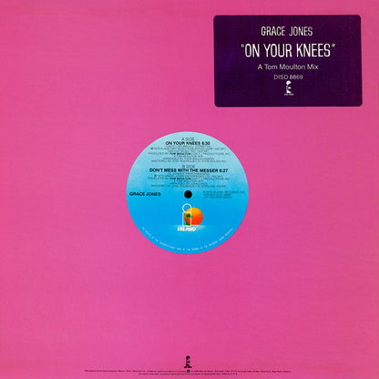 Grace Jones : On Your Knees (12", Promo)