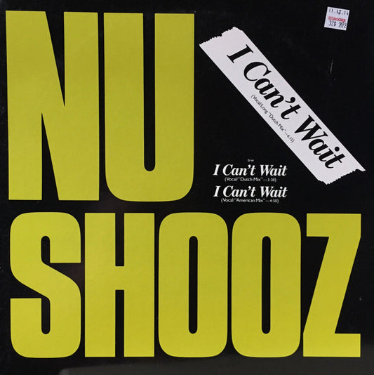 Nu Shooz : I Can't Wait (12", Spe)