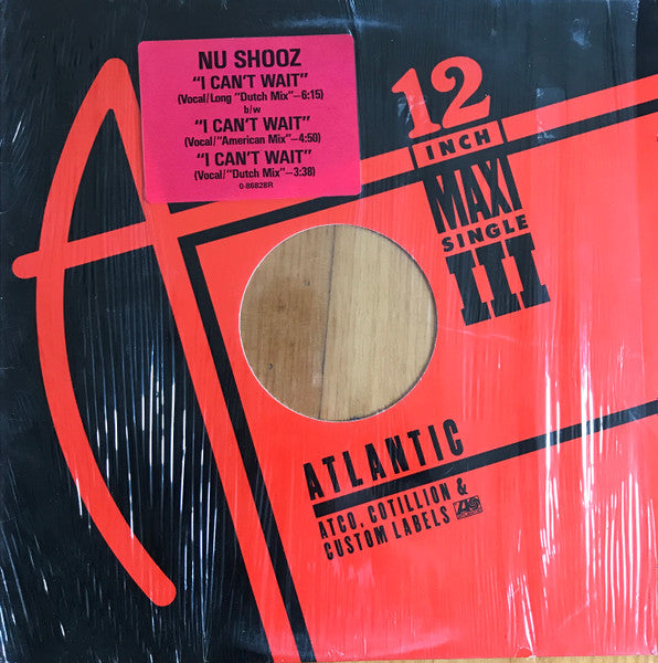Nu Shooz : I Can't Wait (12", Spe)