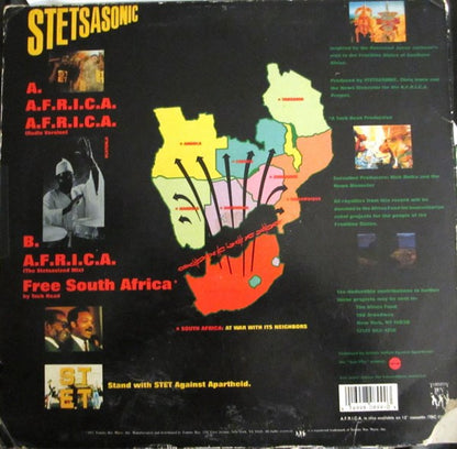Stetsasonic / Tackhead : A.F.R.I.C.A. / Free South Africa (12", Promo)