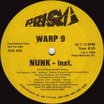 Warp 9 : Nunk (12", Promo)