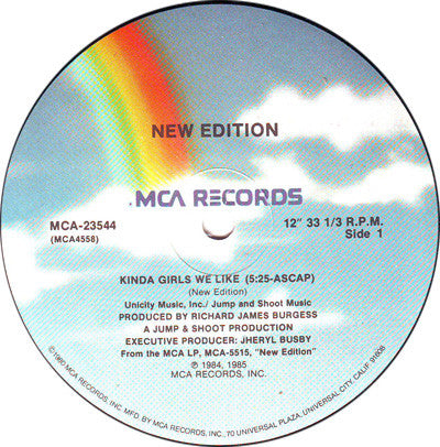 New Edition : Kinda Girls We Like (12")