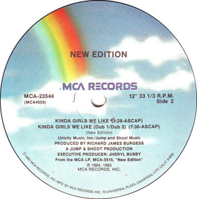 New Edition : Kinda Girls We Like (12")