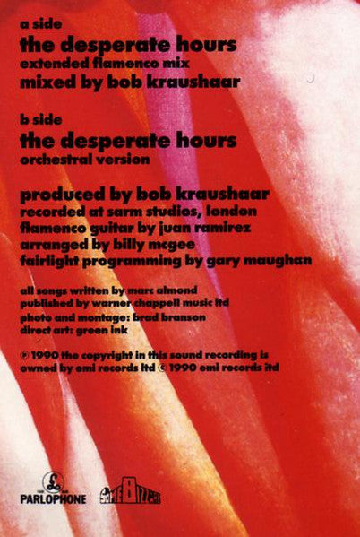 Marc Almond : The Desperate Hours - Extended Flamenco Mix (12", Single, Pic)
