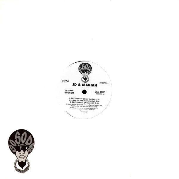 JD* & Mariah* : Sweetheart (12", Promo)