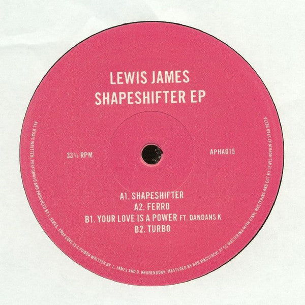Lewis James (2) : Shapeshifter EP (12", EP)