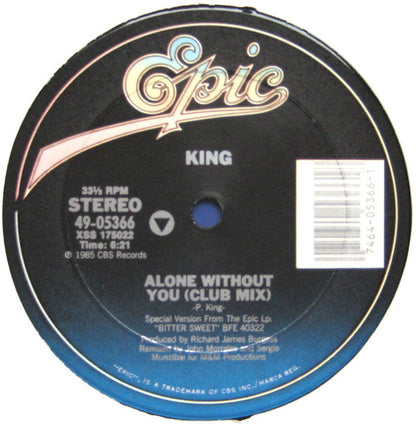 King : Alone Without You (12", Single)