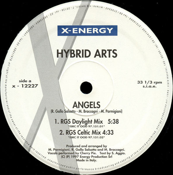 Hybrid Arts : Angels (12")