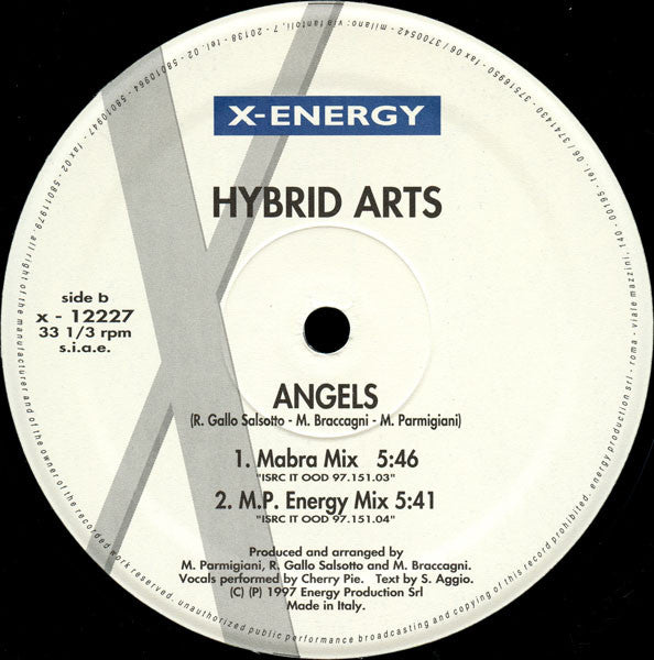 Hybrid Arts : Angels (12")