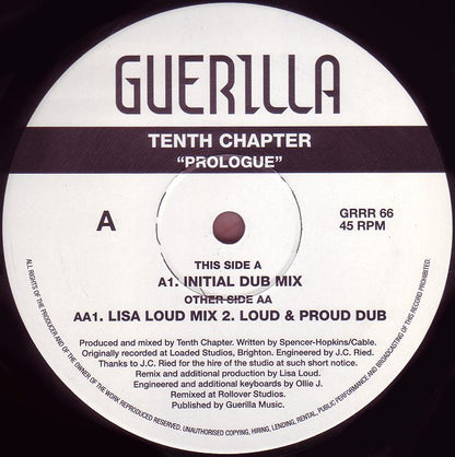 Tenth Chapter : Prologue (12")