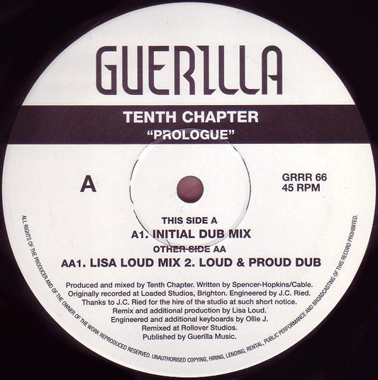 Tenth Chapter : Prologue (12")