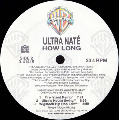 Ultra Naté : How Long (12")