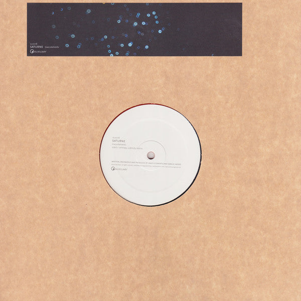Saturne : Trace Elements (12", EP, Ora)