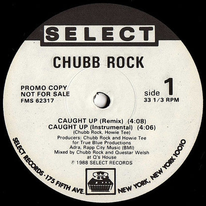 Chubb Rock : Caught Up (12", Promo)