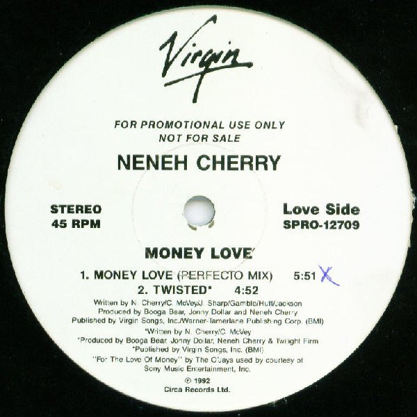 Neneh Cherry : Money Love (12", Promo)