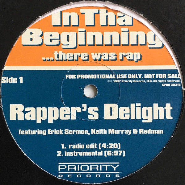 Erick Sermon, Keith Murray & Redman : Rapper's Delight (12", Promo)