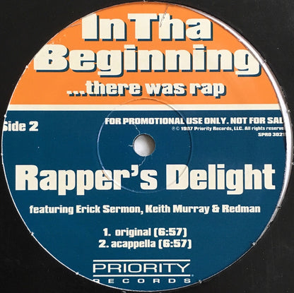 Erick Sermon, Keith Murray & Redman : Rapper's Delight (12", Promo)