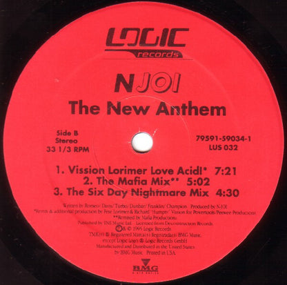 NJoi* Featuring Mark Franklin (2) And Nigel Champion : The New Anthem (12")