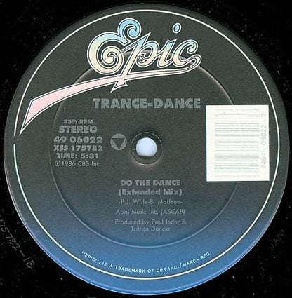 Trance-Dance* : Do The Dance (12")