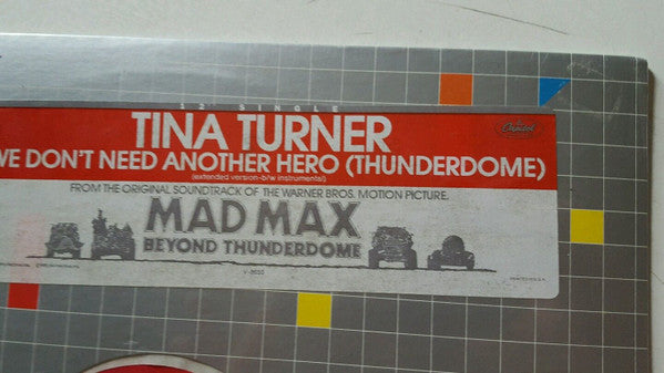 Tina Turner : We Don't Need Another Hero (Thunderdome) (12", Single, Promo)
