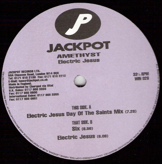 Amethyst : Electric Jesus (12")