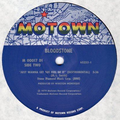 Bloodstone : Just Wanna Get The Feel Of It (12", Single)