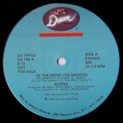 Aurra : In The Mood (To Groove) / When I Come Home (12", Promo)