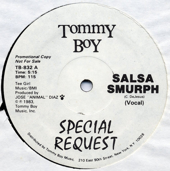 Special Request (2) : Salsa Smurph (12", Promo)