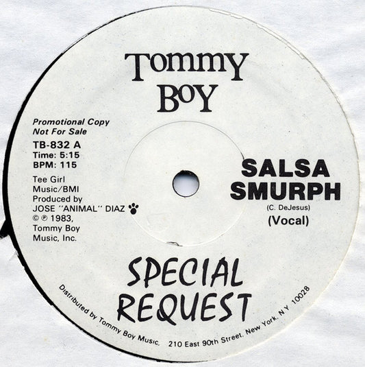 Special Request (2) : Salsa Smurph (12", Promo)