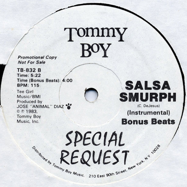 Special Request (2) : Salsa Smurph (12", Promo)
