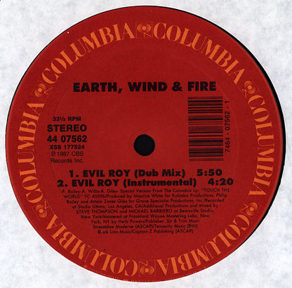 Earth, Wind & Fire : Evil Roy (12")