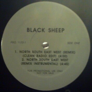 Black Sheep : North South East West (Remix) (12", Promo)