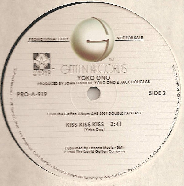 John Lennon : (Just Like) Starting Over (12", Single, Promo)