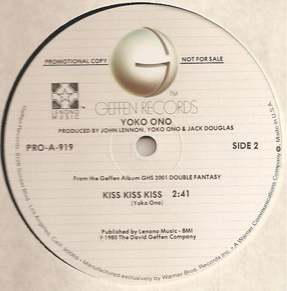 John Lennon : (Just Like) Starting Over (12", Single, Promo)
