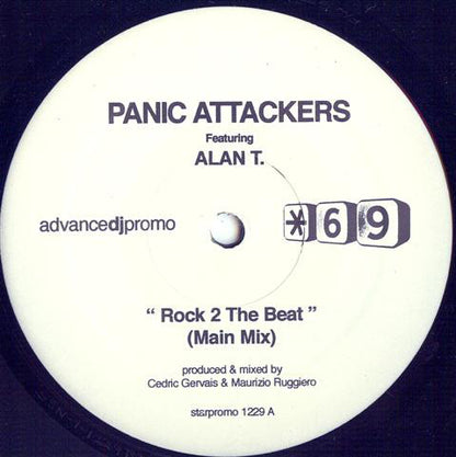 Panic Attackers Featuring Alan T.* : Rock 2 The Beat (12", Promo)