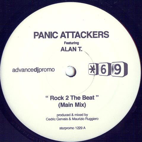 Panic Attackers Featuring Alan T.* : Rock 2 The Beat (12", Promo)