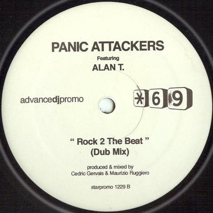 Panic Attackers Featuring Alan T.* : Rock 2 The Beat (12", Promo)
