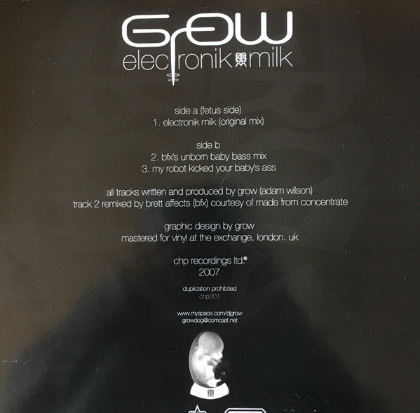 Grow : Electronik Milk (12", Ltd, Red)