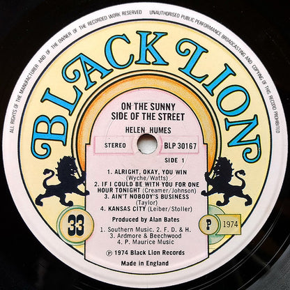 Helen Humes : On The Sunny Side Of The Street (LP, Album)