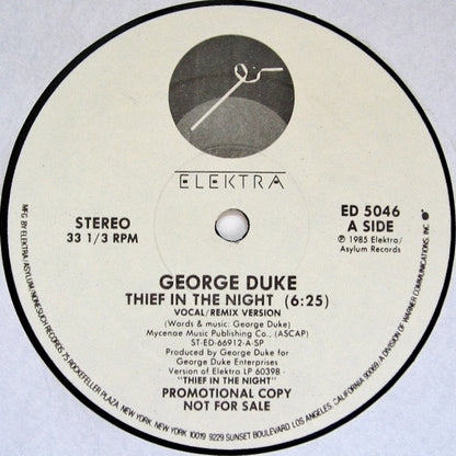 George Duke : Thief In The Night (12", Promo)