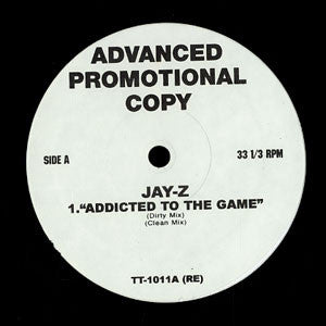 Jay-Z : Addicted To The Game (12", Unofficial)