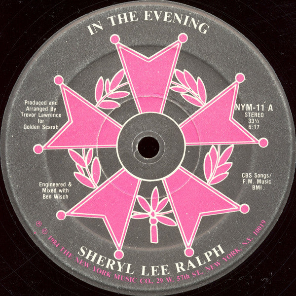 Sheryl Lee Ralph : In The Evening (Special Extended Dance Mix) (12", Single, Hau)