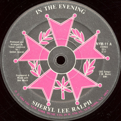 Sheryl Lee Ralph : In The Evening (Special Extended Dance Mix) (12", Single, Hau)