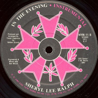 Sheryl Lee Ralph : In The Evening (Special Extended Dance Mix) (12", Single, Hau)