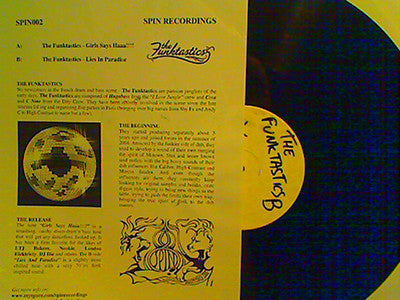 The Funktastics : Girls Say Haaaa! / Lies In Paradise (12", Promo, W/Lbl)